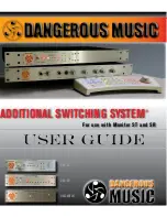 Preview for 1 page of Dangerous Music Additional Switching System User Manual