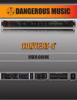 Dangerous Music Convert-8 User Manual preview