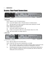 Preview for 6 page of Dangerous SOURCE User Manual