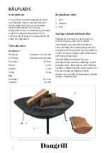 Предварительный просмотр 2 страницы Dangrill 86900 Instruction Manual