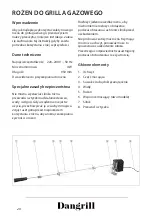 Предварительный просмотр 20 страницы Dangrill 93538 Instruction Manual