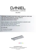 DANIEL RUBINETTERIE A562LCAW Assembly Instructions Manual preview