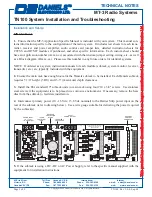 Предварительный просмотр 2 страницы Daniels Electronics MT-3 Series Installation And Troubleshooting Manual