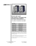 Daniels UR-4E380-00-000 Instruction Manual preview