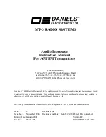 Preview for 85 page of Daniels VT-3/140-SNA2 Instruction Manual