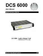 Danish Interpretation Systems AO 6008 User Manual preview