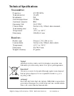 Предварительный просмотр 8 страницы Danita APA100 User Manual