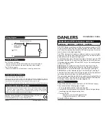 Preview for 1 page of DANLERS BMPIR5M Installation Notes