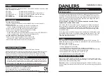 DANLERS ControlZAPP CZ CESR 10VDC Installation Notes preview