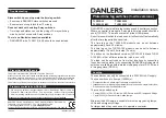 DANLERS TLSW A20 Installation Notes preview