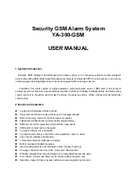 Preview for 1 page of Danmini YA-300-GSM User Manual