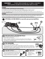 Preview for 3 page of Danner PONDMASTER HAMPTON CPF250 Series Care And Operating Instructions