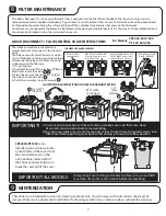 Preview for 7 page of Danner PONDMASTER HAMPTON CPF250 Series Care And Operating Instructions