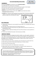 Предварительный просмотр 2 страницы Danner Santa Fe Assembly & Operating Instructions