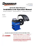 Preview for 1 page of Dannmar DB-70 Installation And Operation Manual