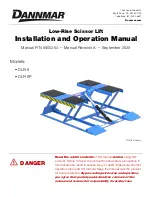 Dannmar DLR-6 Installation And Operation Manual preview