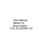 Предварительный просмотр 1 страницы DaNo I12 Usr Manual