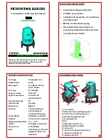 Preview for 1 page of Danpon VH800 Instruction Manual