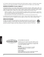 Preview for 70 page of Dansons Group 10744 Assembly And Operation Manual