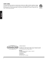 Preview for 4 page of Dansons Group Pit Boss 440D2 Assembly And Operation Manual