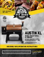 Dansons Group Pit Boss Austin XL PB1000XLW1 Assembly And Operation Instructions Manual preview