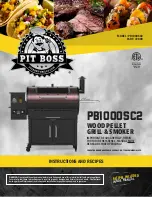 Preview for 1 page of Dansons Group Pit Boss PB1000SC2 Instructions And Recipes Manual