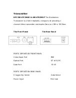 Preview for 7 page of Dante DFC3301iTCZM2S Installation And Operation Manual