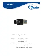 Предварительный просмотр 1 страницы Dante DLF1129P Installation And Operation Manual