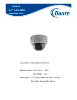 Предварительный просмотр 1 страницы Dante DLF1325B Installation And Operation Manual