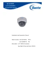 Dante DLF1329WPV Installation And Operation Manual предпросмотр