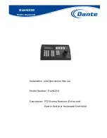 Dante DLH6330 Installation And Operation Manual предпросмотр