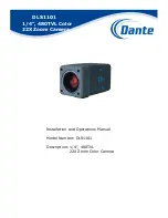 Предварительный просмотр 1 страницы Dante DLS1101 Installation And Operation Manual