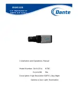 Dante DLV1123A Installation And Operation Manual предпросмотр