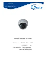 Dante DLV1329A21V Installation And Operation Manual preview