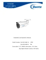 Предварительный просмотр 1 страницы Dante DLV1431WA8-21 Installation And Operation Manual