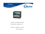 Dante DLV6220-14-21 Installation And Operation Manual предпросмотр