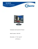 Dante DLV6230 Installation And Operation Manual preview