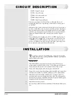 Preview for 4 page of Dantel 46020 Installation & Operation Manual