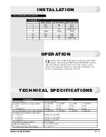 Preview for 9 page of Dantel 46022-30 Installation & Operation Manual