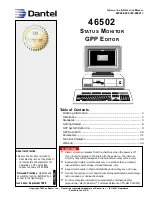 Preview for 1 page of Dantel 46502 Installation & Operation Manual