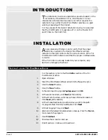 Preview for 2 page of Dantel PointMaster TL1 Installation Manual