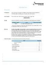 Preview for 3 page of Dantherm AC-M5 W MKII Service Manual