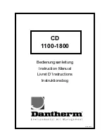 Preview for 1 page of Dantherm CD 1100 Instruction Manual