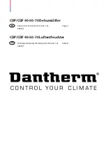 Dantherm CDP 40 Service Kit Instructions preview