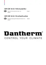 Preview for 1 page of Dantherm CDP 40 Service Kit Instructions