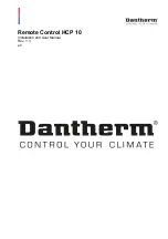 Dantherm HCP 10 Installation And User Manual предпросмотр