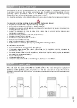 Preview for 14 page of Dantherm Master BF 105 Installation And Operation Manual