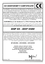 Preview for 176 page of Dantherm Master DHP 65 User And Maintenance Book