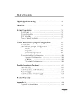 Preview for 3 page of Danville Signal Processing DSP-8200d Operating Manual