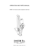 Danzco DH0070 14G Operation And Parts Manual preview